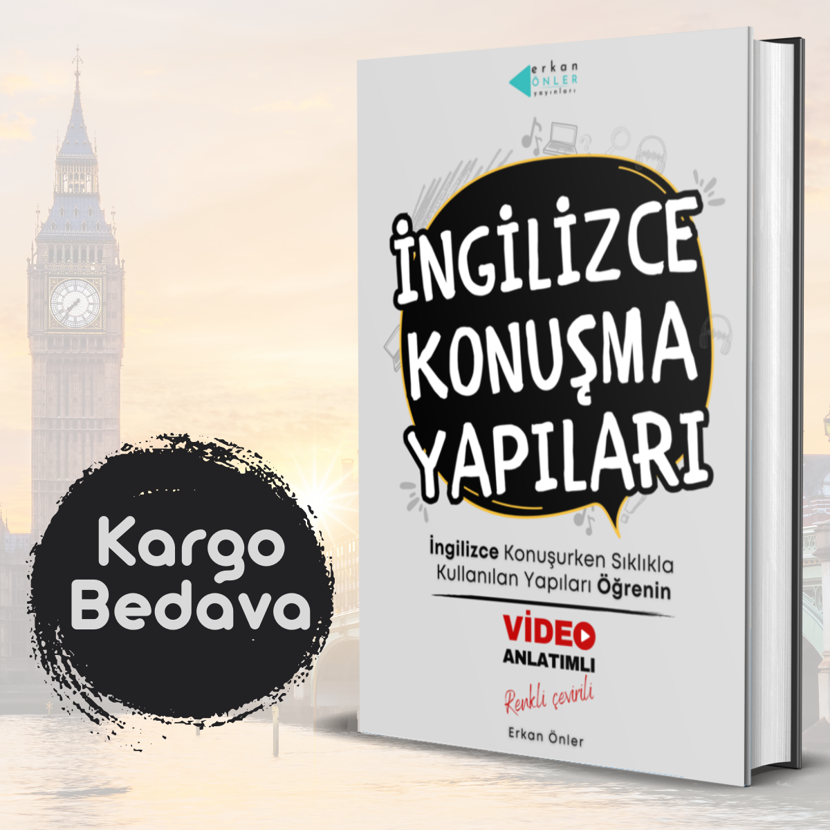İngilizce Konuşma Yapıları (Video Dersler+Kitap)