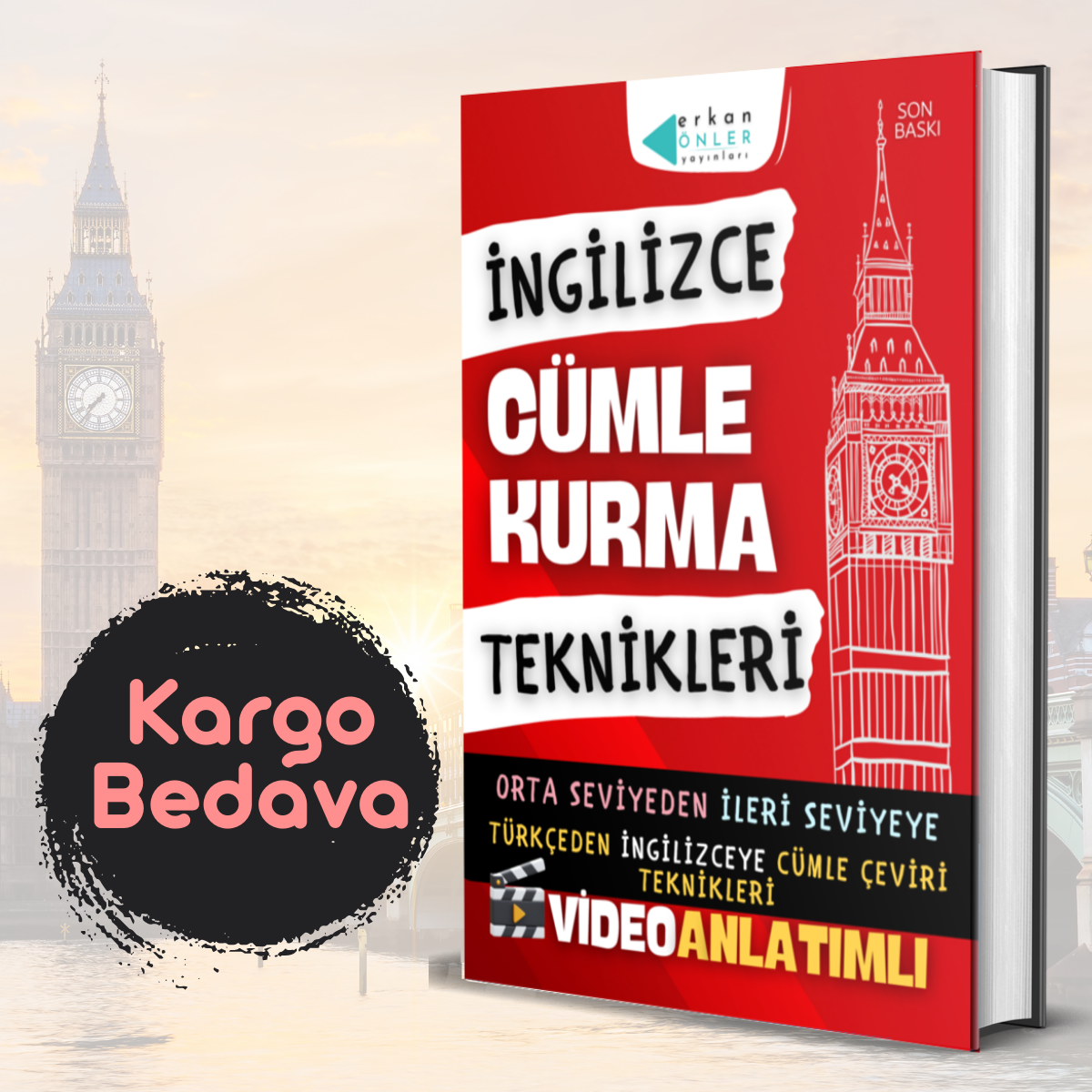 İngilizce Cümle Kurma Teknikleri (Video Dersler+Kitap)