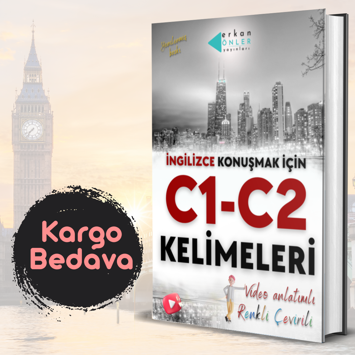 C1-C2 Kelimeleri (Video Dersler+Kitap)