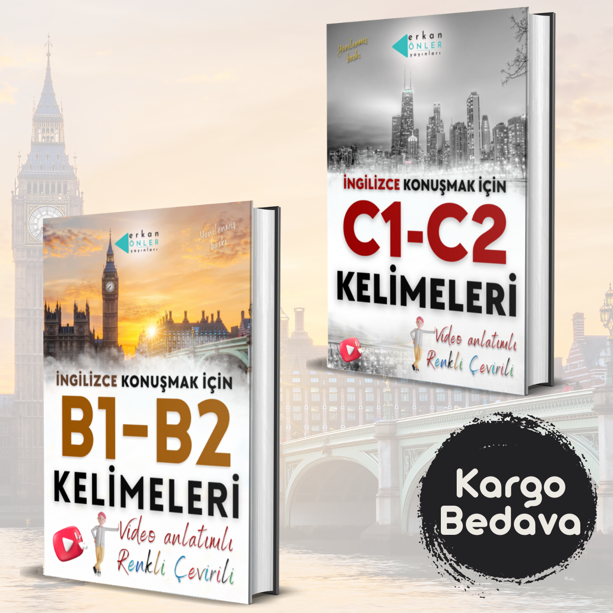 B-C KELİME SETİ (2 KİTAP+VİDEO DERSLER)