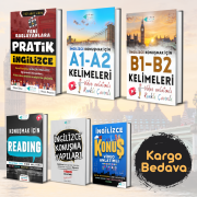 SIFIRDAN ORTA SEVİYEYE PRATİK İNGİLİZCE SETİ(6 KİTAP+VİDEO DERSLER)