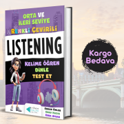 LISTENING (RENKLİ ÇEVİRİLİ VİDEOLAR+KİTAP)