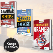 SIFIRDAN İLERİ SEVİYEYE TAM GRAMER SETİ (3 KİTAP+VİDEO DERSLER)