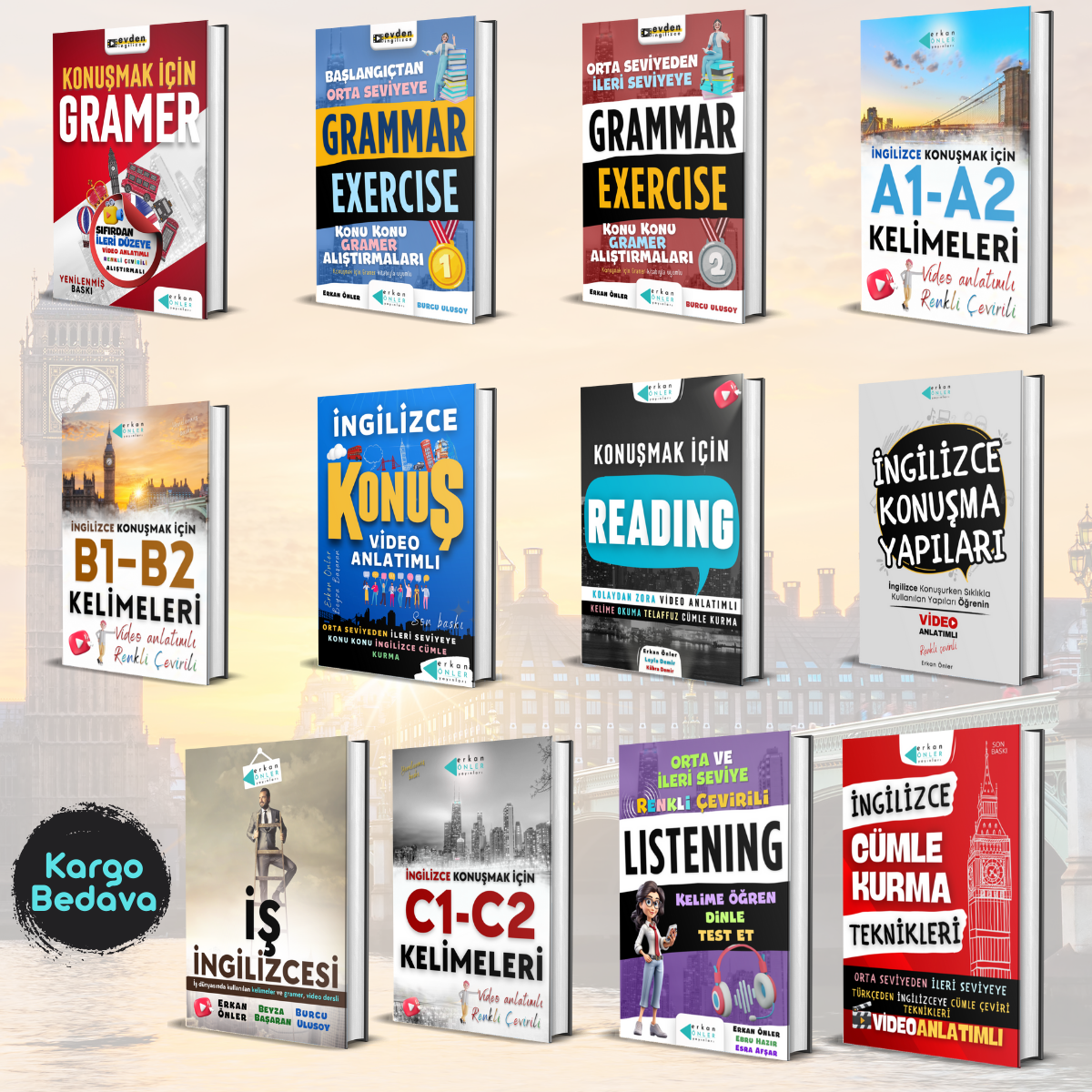 12 KİTAPLI SIFIRDAN ZİRVEYE TAM SET (12 KİTAP+VİDEO DERSLER)