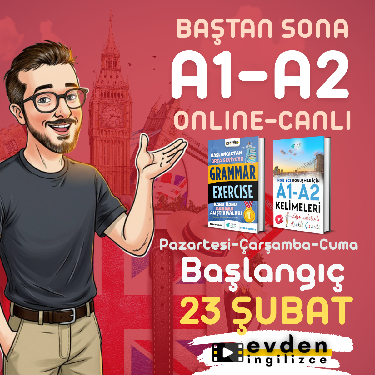 BAŞTAN SONA A1-A2 İNGİLİZCE