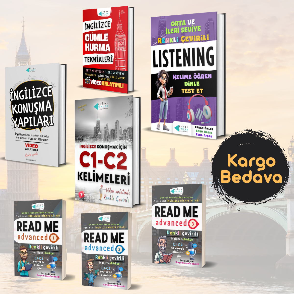 C1-C2 İNGİLİZCE EĞİTİM SETİ