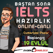 BAŞTAN SONA IELTS HAZIRLIK (19 EYLÜL 2026)
