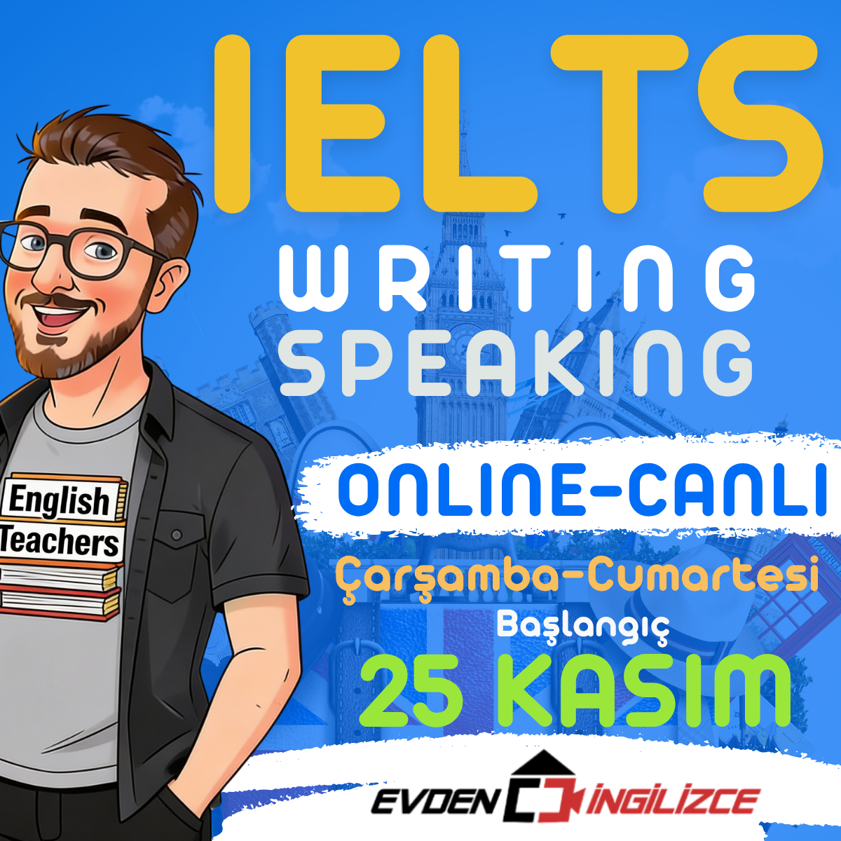 IELTS (WRITING-SPEAKING)